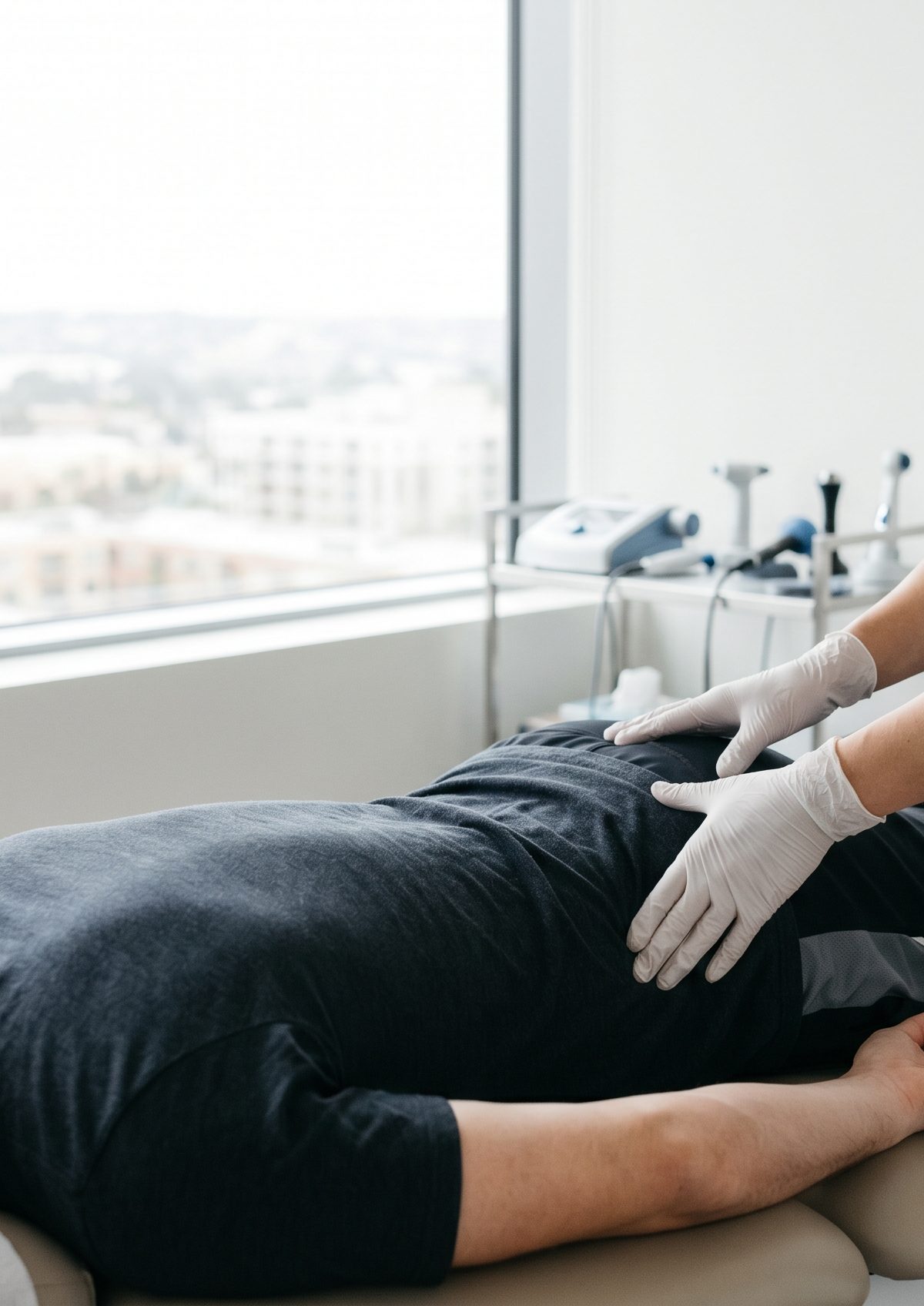 Functional rehabilitation visit for bulging disc treatment without surgery in San Diego