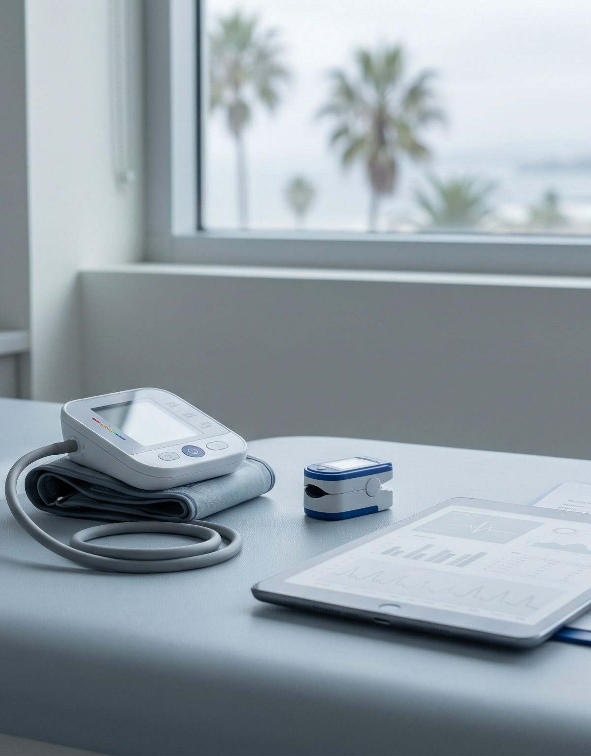 Clinical autonomic evaluation setup for dysautonomia symptoms in San Diego