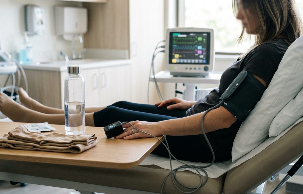 Clinical autonomic evaluation setting representing fatigue and tachycardia after COVID