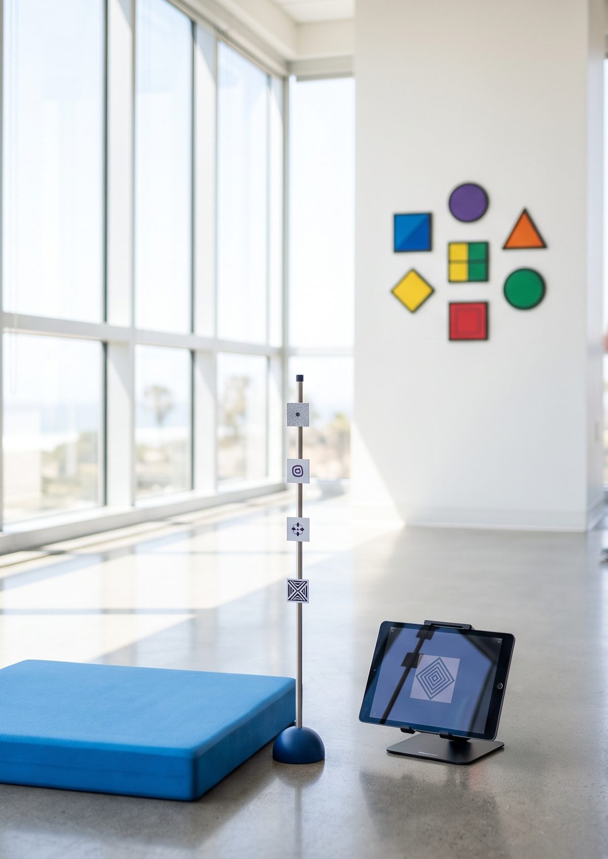 Clinical vestibular rehabilitation setup for dizziness and balance symptoms after concussion in San Diego