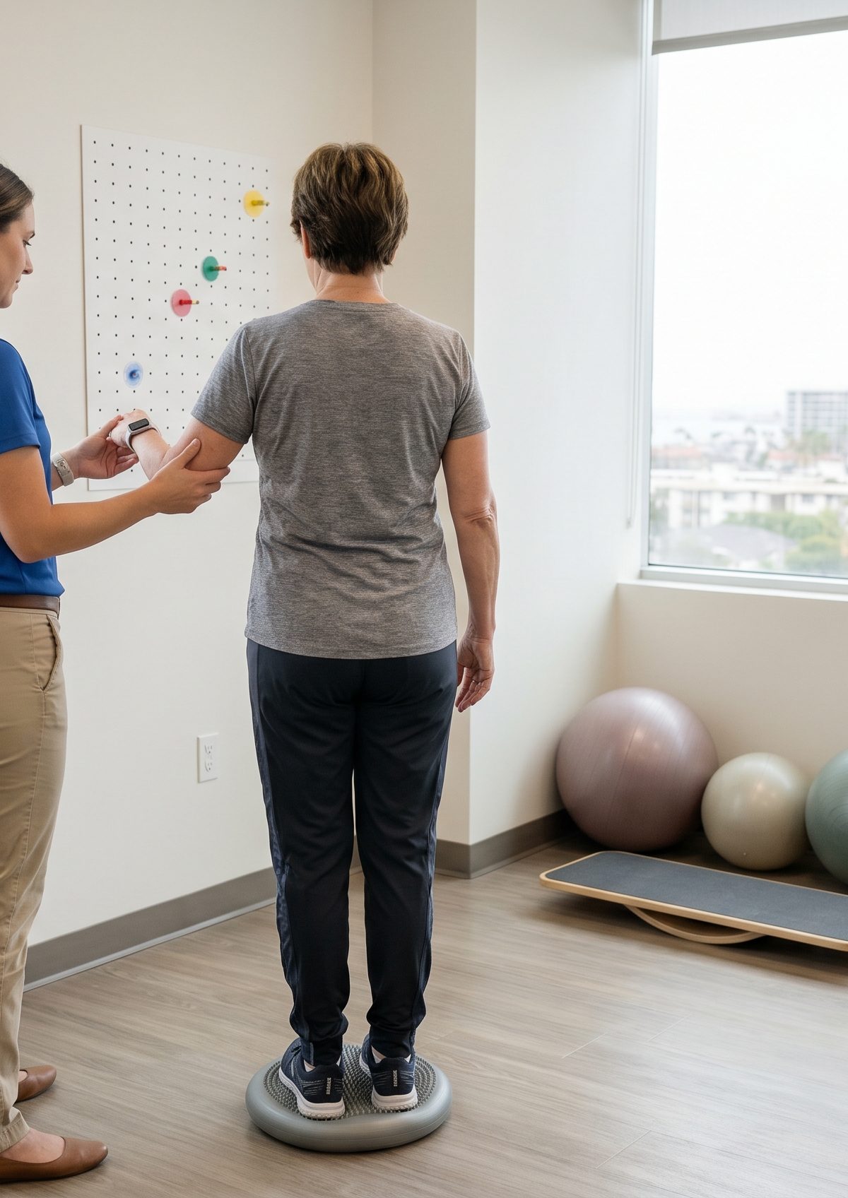 Vestibular rehabilitation assessment for dizziness and balance problems in San Diego clinic